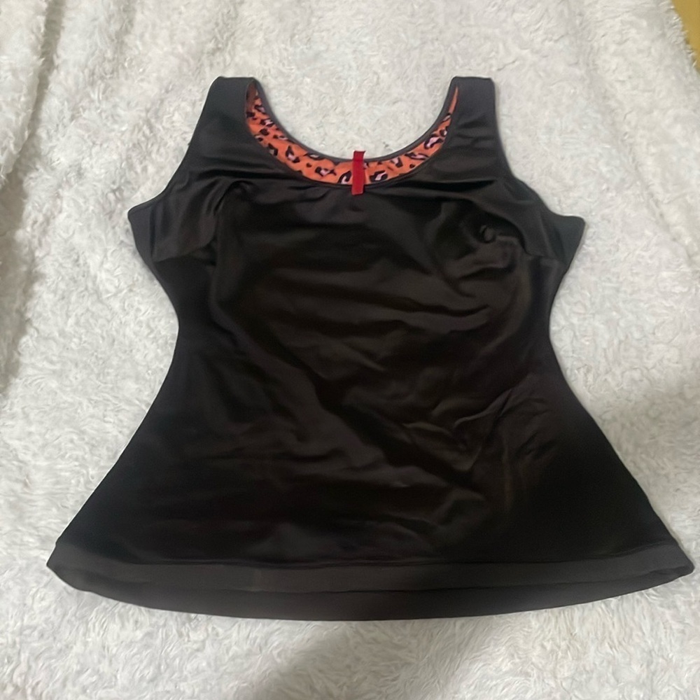 SPANX women Brown shapewear Sleeveless Tank Top